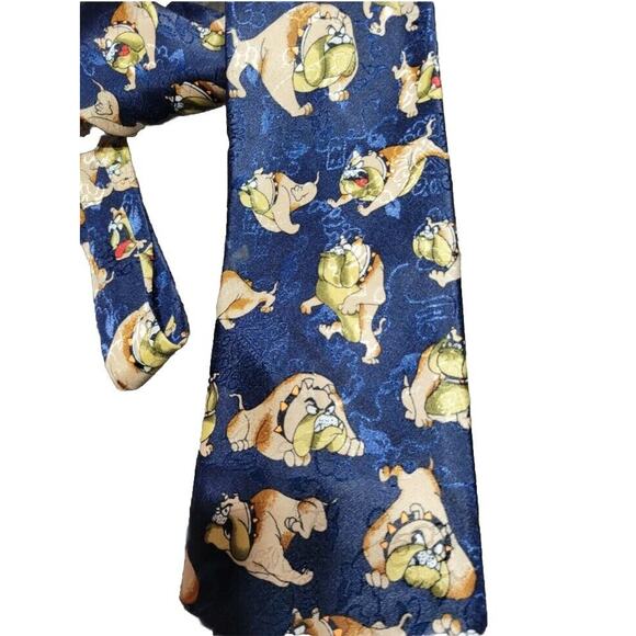 Spike the Bulldog Neck Tie from Tom and Jerry Cartoon Blue - Picture 4 of 8